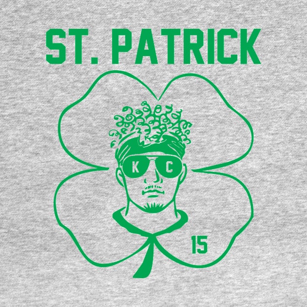 St. Patrick Mahomes (green design) by Cringe-Designs